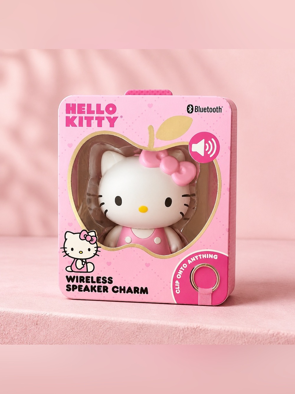 Hello Kitty Pink Character Charm Clip-On New